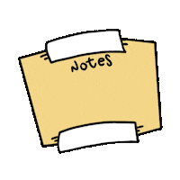 pannroca notes papel notas anotacao Sticker