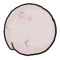 New Moon Flirt Sticker by Kev Lavery