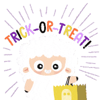 Trick Or Treat Halloween Sticker by PenguinKids