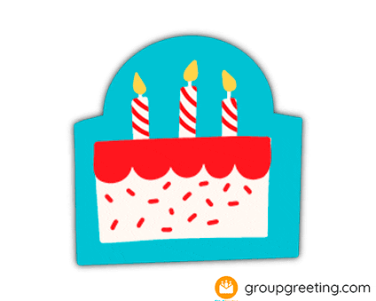 GroupGreetingcards giphyupload party sticker birthday Sticker