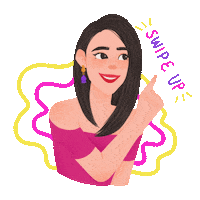 Swipe Up Sticker by SaralinaTV