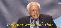 Bernie Sanders Iowa Democratic Party Hall Of Fame Forum GIF