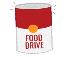 YYCFoodBank food bank food drive canned food calgary food bank Sticker