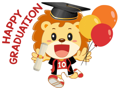 Happy Lion Congrats Sticker by High10