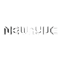 Newayve animation logo instagram white Sticker