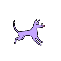 Happy Dog Sticker by Fox Fisher