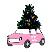 Christmas Tree Sticker by Katie Kime