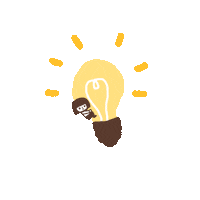 Nini_illust light help bright l Sticker