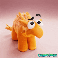 claynosaurz adorable in love approval in awe GIF