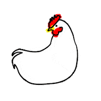 Chicken Lucy Sticker