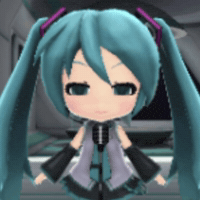 Hatsune Miku Stare GIF