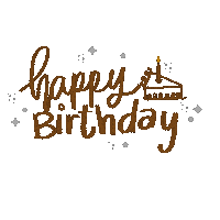 Birthday Cake Sticker