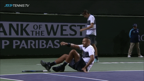Sit Down Waiting GIF by Tennis TV