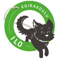 Koirakoulu_Ilo koirakouluilo koirakouluilologo koirakouluilovinkkaus Sticker