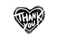 HightailHair thank you thanks grateful gratitude Sticker