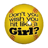 Softball Sticker by imoji