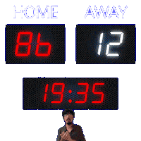 12 Away Sticker