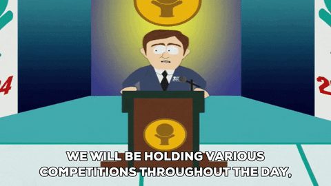 awards podium GIF by South Park 