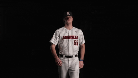 University Of Louisville Baseball GIF by Louisville Cardinals