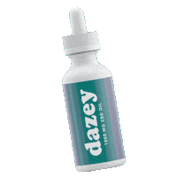 shopdazey bottle cbd cbd oil no bad days Sticker