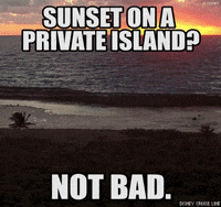 disney cruise line sunset GIF by Disney Parks
