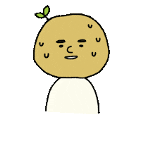 river_sy design student potato 감자 Sticker