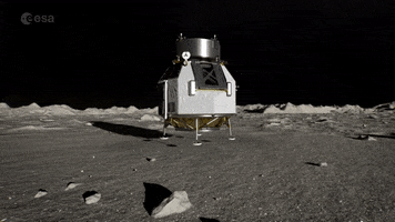 europeanspaceagency animation space science moon GIF