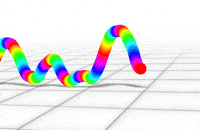 Digital Art Rainbow GIF by PERFECTL00P