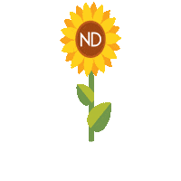TravelNorthDakota sunflower nd sunflowers north dakota Sticker
