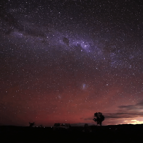 matjoez giphygifmaker australia timelapse night sky GIF