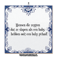 Baby Moe Sticker by Tegelspreuken.nl