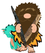 Dinosaur Gnome Sticker