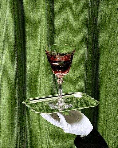 wine glass GIF