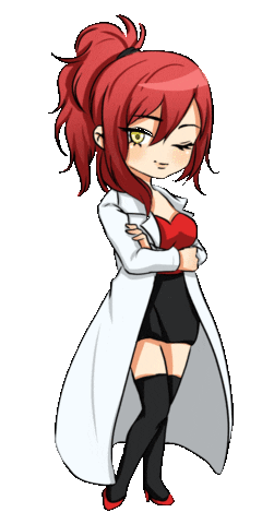 Lunime giphyupload girl cool red Sticker