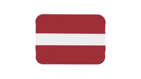 Flag Latvia Sticker by EmojiVid