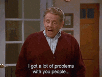 Complaining Jerry Stiller GIF