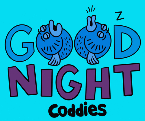 Happy Good Night GIF by Coddies
