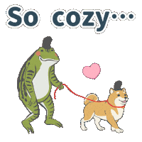 Japanese Art Dog Sticker
