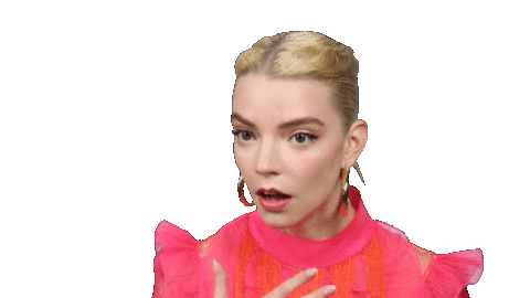 Anya Taylor-Joy Omg Sticker by BuzzFeed