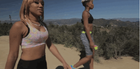 female fitness GIF