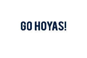 Hoya Saxa Sticker by Georgetown University