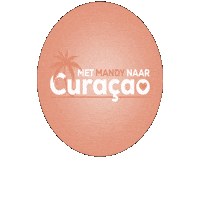 metmandynaarcuracao curacao metmandynaarcuracao mandyvanwillegen reismagazine Sticker
