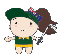 cry australia Sticker by LPGA