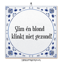 Gezond Wijsheid Sticker by Tegelspreuken.nl