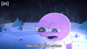 It Doesnt Matter Shrug GIF by Adult Swim