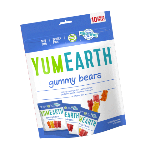 YumEarth giphyupload candy snack organic Sticker