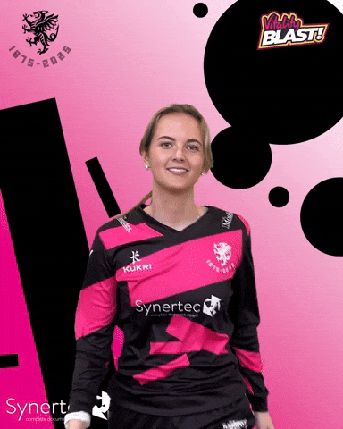 Wave Smile GIF by Somerset County Cricket Club