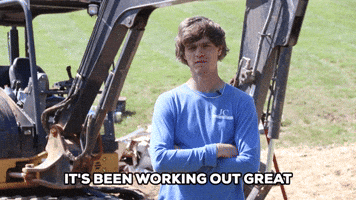 Working out great
