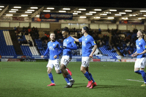 Celebrate Love Island GIF by Peterborough United Football Club