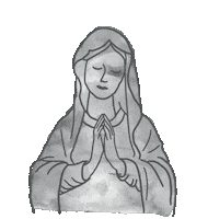 Mother Of God Maria Sticker by Annunciation Designs